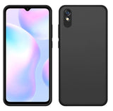 Etui Silikonowe - Liquid Silicone - Xiaomi Redmi 9A - Czarny