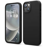 Etui Silikonowe - Liquid Silicone - iPhone 15 - Czarny