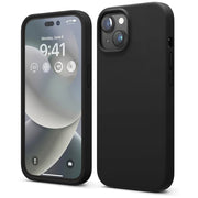 Etui Silikonowe - Liquid Silicone - iPhone 15 - Czarny