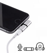 Adapter 2w1 - Słuchawki + Ładowanie (iPhone, iPad)