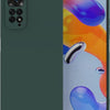 Etui Silikonowe - Liquid Silicone - Xiaomi Redmi Note 11 Pro - Ciemny Zielony