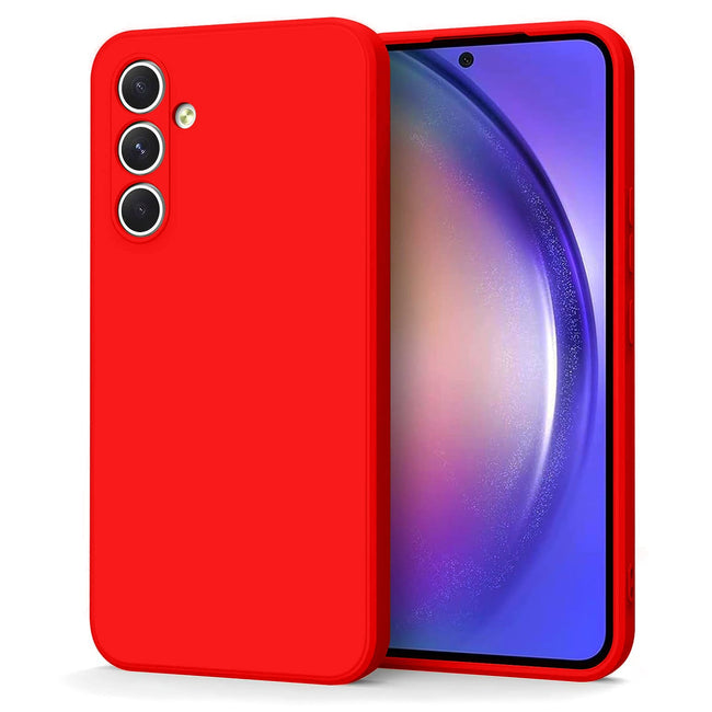 Etui Silikonowe - Liquid Silicone - Samsung Galaxy A54 5G - Czerwony