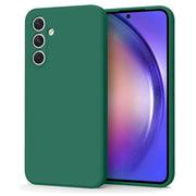 Etui Silikonowe - Liquid Silicone - Samsung Galaxy A54 5G - Ciemny Zielony