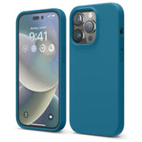 Etui Silikonowe - Liquid Silicone - iPhone 15 Pro Max - Granatowy