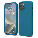 Etui Silikonowe - Liquid Silicone - iPhone 15 - Granatowy