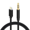 Kabel do iPhone: Lightning → Jack 3,5 mm - 1 m, z przetwornikiem