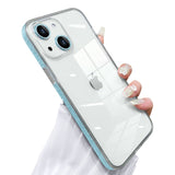Etui Brokatowe iPhone 13 - Miętowy