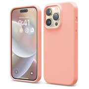 Etui Silikonowe - Liquid Silicone - iPhone 15 Pro - Różowy
