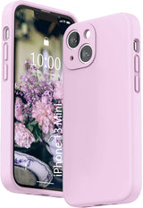 Etui Silikonowe - Liquid Silicone - iPhone 13 Mini - Lawendowy