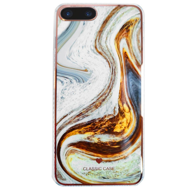 Etui Marble New Gold Case - iPhone 7 Plus / 8 Plus
