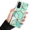 Etui Marble Gold Case - Samsung Galaxy S20+ - Zielony