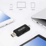 Czytnik Kart z USB OTG (SD / Micro SD/ MMC) - Wersja USB-C