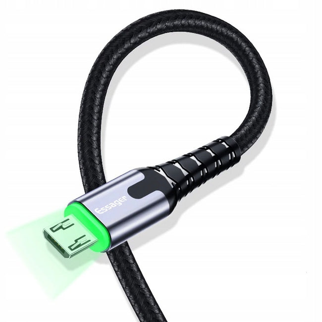 Kabel Micro-USB QC 3.0 3A Ledowy Essager®
