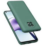 Etui Silikonowe - Liquid Silicone - Xiaomi Redmi Note 9T - Ciemny Zielony
