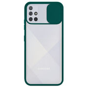 Etui Camera Cover Case - Samsung Galaxy A71 - Ciemny Zielony
