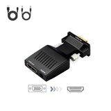 Adapter, Przejściówka VGA (D-SUB) -> HDMI + Audio