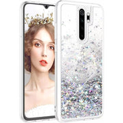 Etui Silikonowe Brokatowe Glitter - Samsung Galaxy A54 5G - Srebrny