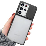 Etui Camera Cover Case - Samsung Galaxy S21 Ultra - Czarny