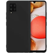 Etui Silikonowe - Liquid Silicone - Samsung Galaxy A42 - Czarny