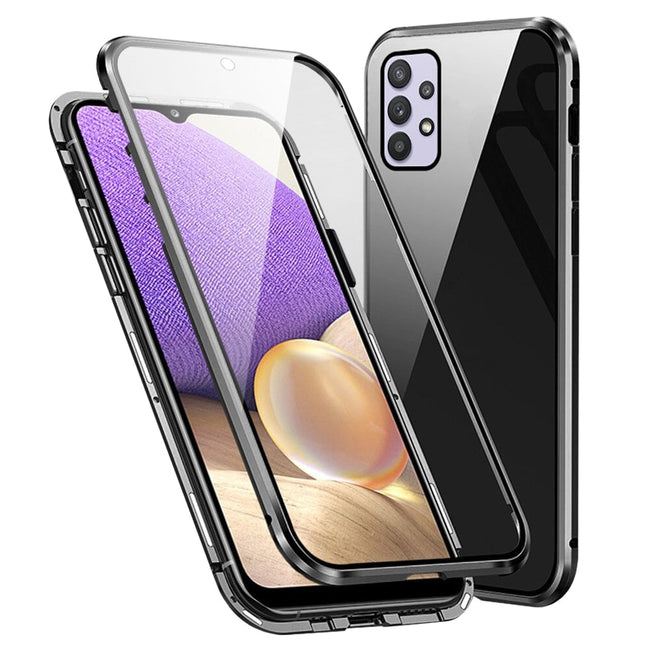 Etui Magnetyczne Dual Magneto - Samsung Galaxy A32 4G - Czarny