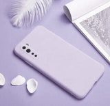 Etui Silikonowe - Liquid Silicone - Oppo A91 - Lawendowy
