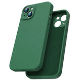 Etui Silikonowe - Liquid Silicone - iPhone 14 Plus - Ciemny Zielony