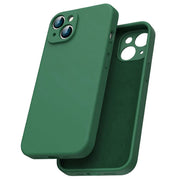 Etui Silikonowe - Liquid Silicone - iPhone 14 Plus - Ciemny Zielony