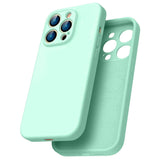 Etui Silikonowe - Liquid Silicone - iPhone 14 Plus - Miętowy
