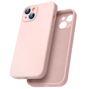 Etui Silikonowe - Liquid Silicone - iPhone 14 Plus - Różowy