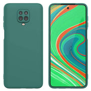 Etui Silikonowe - Liquid Silicone - Xiaomi Redmi Note 9s / 9 Pro - Ciemny Zielony