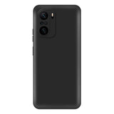 Etui Silikonowe - Liquid Silicone - Xiaomi POCO F3 - Czarny
