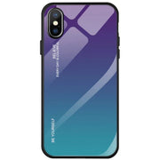 Etui Gradient Glass Case - iPhone X / XS - Moonlight Calm