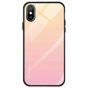 Etui Gradient Glass Case - iPhone X / XS - Pastel Pink
