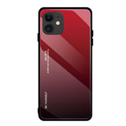 Etui Gradient Glass Case - iPhone 11 - Deep Red