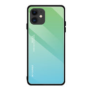 Etui Gradient Glass Case - iPhone 11 - Blue Lagoon
