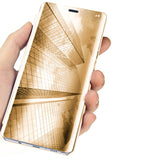 Etui Clear View - iPhone XS Max - Złoty