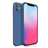 Etui Silikonowe - Liquid Silicone - iPhone 11 - Granatowy