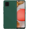 Etui Silikonowe - Liquid Silicone dla Samsung Galaxy M42 - Ciemny Zielony