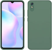 Etui Silikonowe - Liquid Silicone - Xiaomi Redmi 9A - Ciemny Zielony