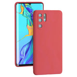 Etui Silikonowe - Liquid Silicone - Huawei P30 Pro - Czerwony