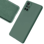 Etui Silikonowe - Liquid Silicone - Xiaomi Redmi 10 - Ciemny Zielony