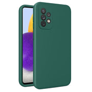 Etui Silikonowe - Liquid Silicone - Samsung Galaxy A52 4G / A52 5G - Ciemny Zielony