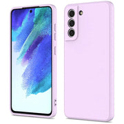 Etui Silikonowe - Liquid Silicone - Samsung Galaxy S21 - Lawendowy