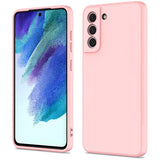 Etui Silikonowe - Liquid Silicone - Samsung Galaxy S21 - Różowy