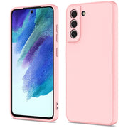 Etui Silikonowe - Liquid Silicone - Samsung Galaxy S21 - Różowy