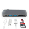 Adapter 5w1 HUB USB-C — USB 3.0, SD i microSD