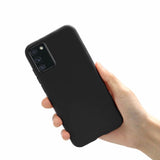 Etui Silikonowe - Liquid Silicone - Samsung Galaxy M02S - Czarny