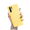 Etui Silikonowe Candy Kolor - Huawei P30 - Żółty