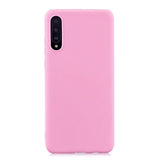 Etui Silikonowe Candy Kolor - Huawei P30 - Różowy