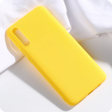 Etui Silikonowe Candy Kolor - Samsung Galaxy A50 / A50s - Żółty